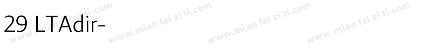 29 LTAdir字体转换